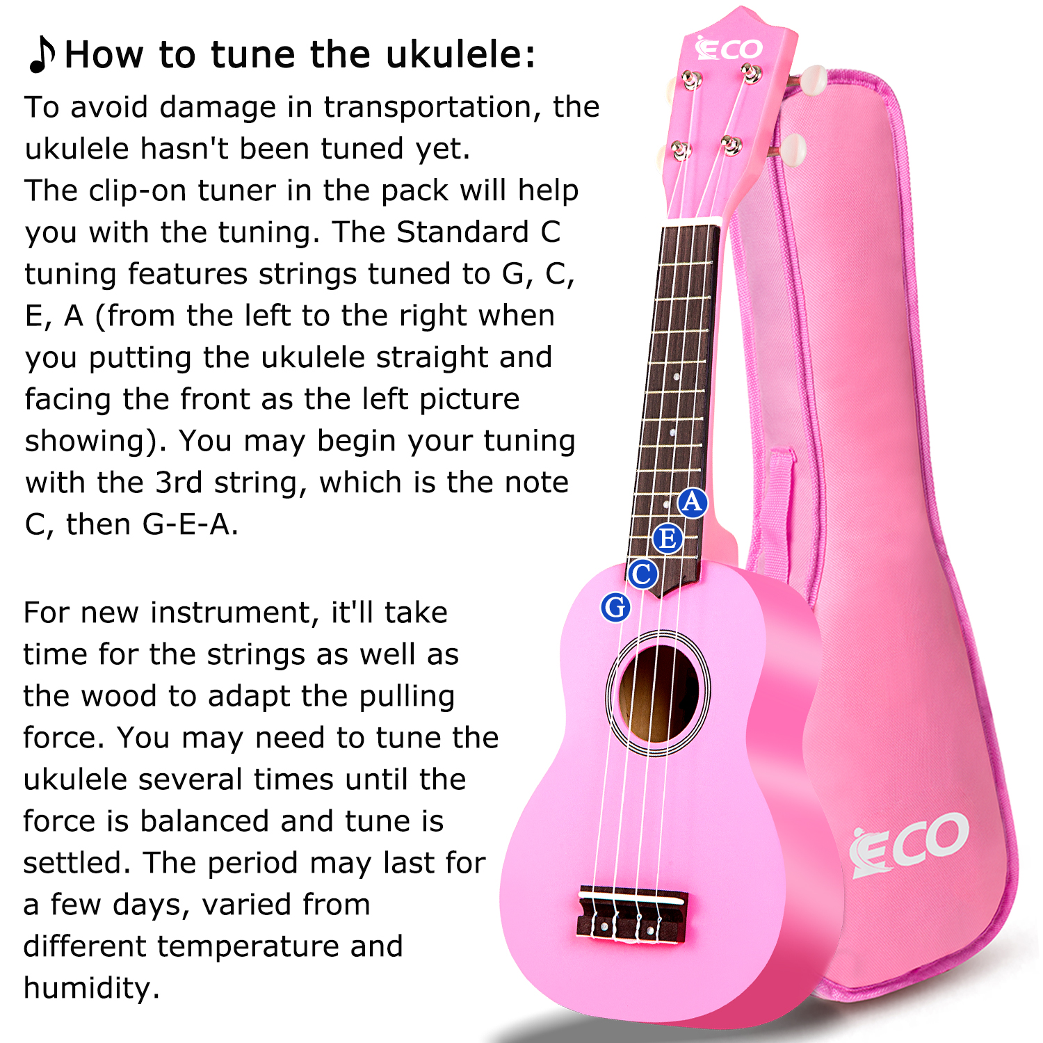 iECO Soprano Ukulele Beginner Kit - 副本