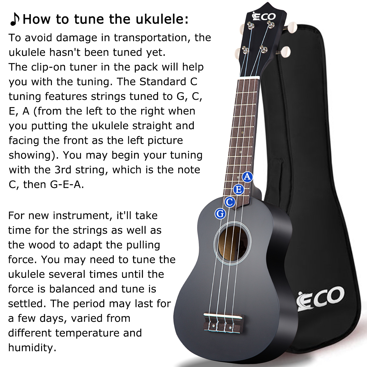 iECO Soprano Ukulele Beginner Kit - 副本