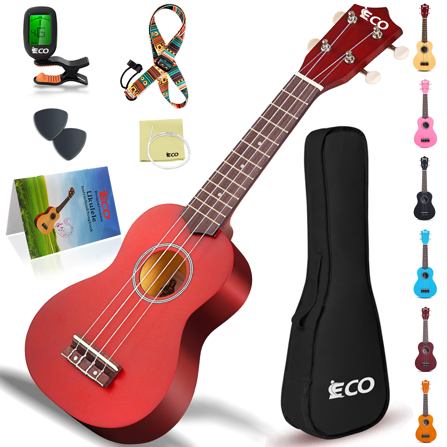 iECO Soprano Ukulele Beginner Kit - 副本