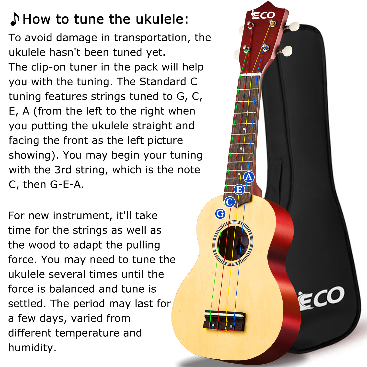 iECO Soprano Ukulele Beginner Kit - 副本