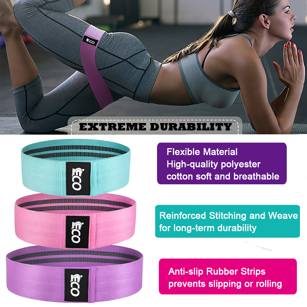 Fabric Resistance Loop Exercise Bands