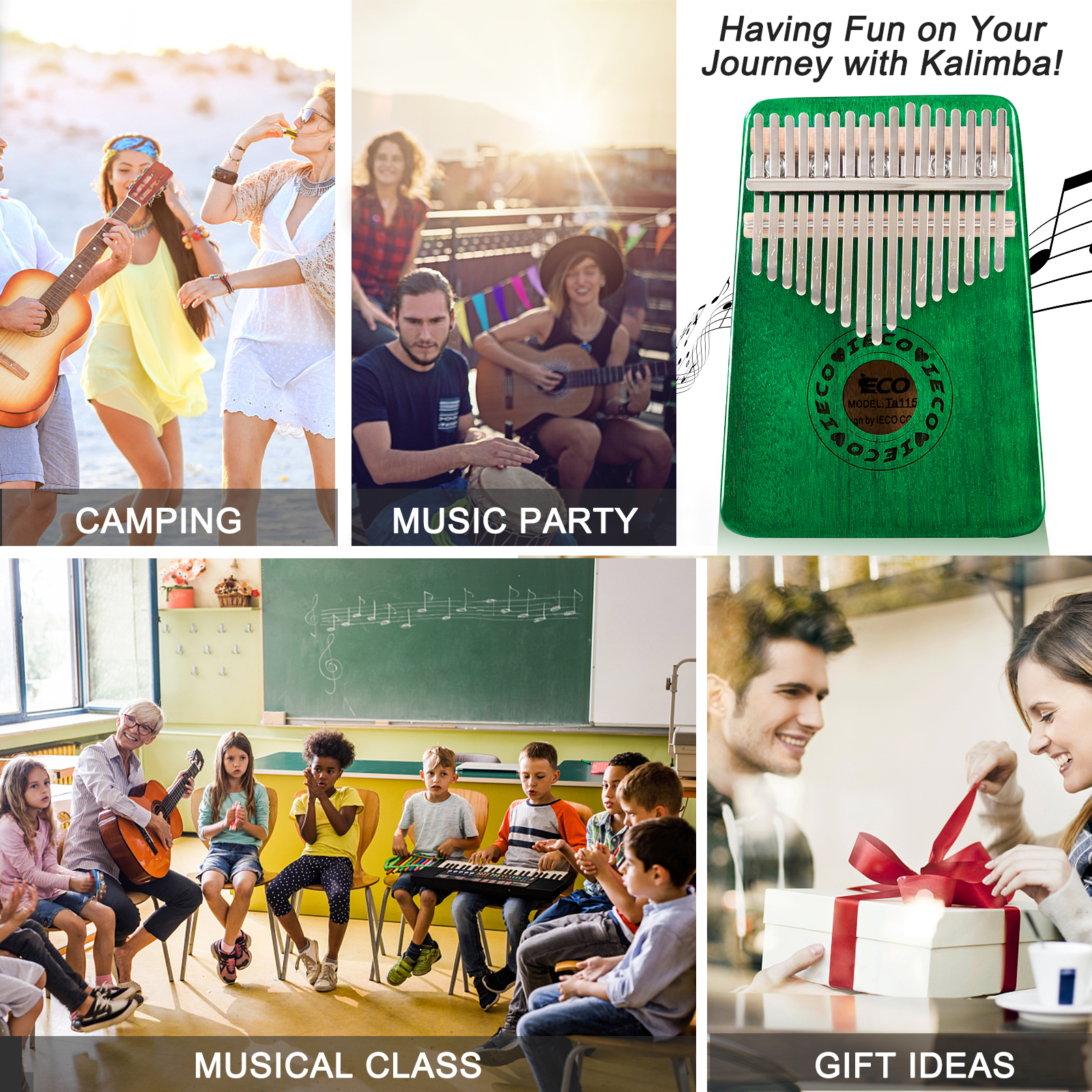 Kalimba Thumb Piano 17 Keys