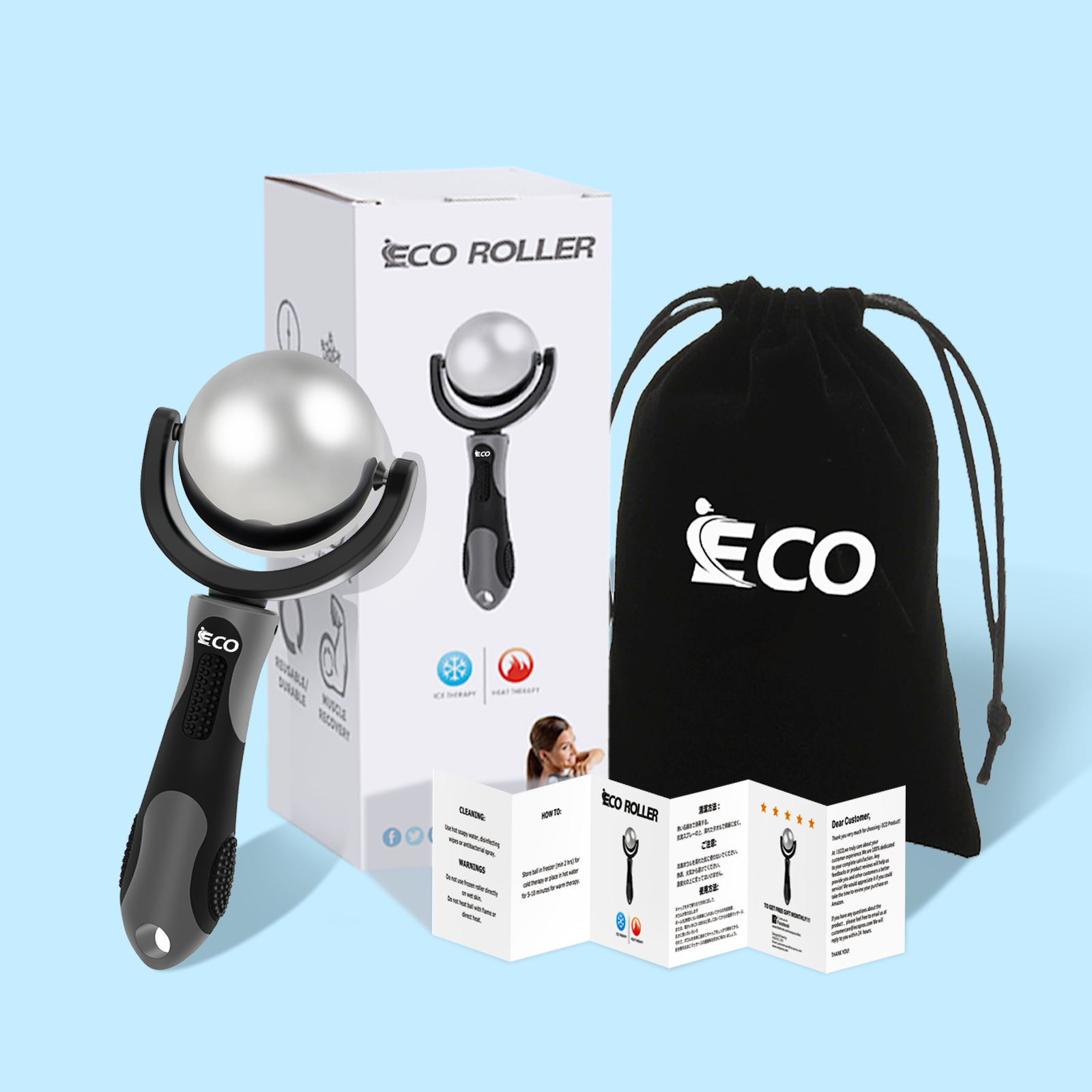 iECO Cryosphere Cold Massage Roller Ball